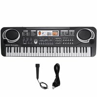 【vaps_4】61鍵盤 電子キーボード 多機能 16トーン 10種リズム 軽量 コンパクト 子供 ピアノ 練習 おもちゃ 送込