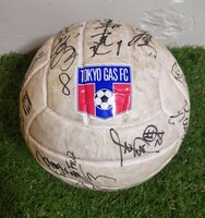 1990年代 東京ガスFC（FC東京） 直筆サイン入りボール