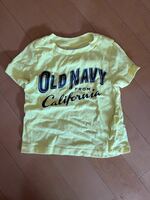 OLD NAVY オールドネイビー　ラブリー 12-18M 80サイズ　半袖Tシャツ ロゴ　ベビー　イエロー　男女兼用