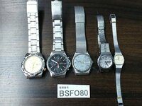 BSFO80　腕時計　部品取り　ジャンク品　おまとめ5点　SEIKOセイコー　※贈呈品刻印あり