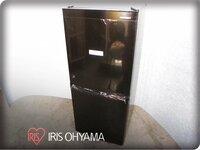 ■展示品■IRIS OHYAMA/アイリスオーヤマ/ノンフロン冷凍冷蔵庫/142L/スリムボディ/温度調節6段階/2023年製/IRSD-14A-B/kdn1151m