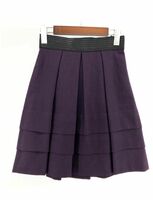 UNTITLED アンタイトル スカート sizeサイズ0/紫 ◇■ ☆ dib9 レディース