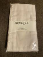 2重ガーゼのベビータオル　KONOITO LIVING 綿100% 天然綿　無漂白・無染色・薬品不使用　35×84cm 沐浴用タオルに！