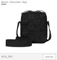 ★Supreme Woven Shoulder Bag Black 黒 シュプリーム ショルダーバック backpack バックパック リュック 新品 送料込