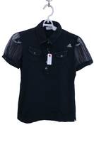 【感謝セール】adidas(アディダス) ポロシャツ 黒 レディース S/P ゴルフウェア 2303-0045 中古