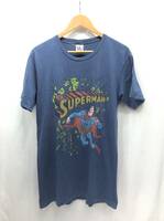 JUNKFOOD ジャンクフード 半袖Tシャツ スーパーマン ブルー 23090501