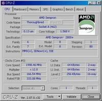 AMD Sempron 2800+ (SDA2800DUT3D) Socket A (Socket462) ★中古正常品★