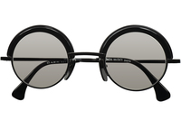 刺さる要素の集合体 上澄液のような頂上TOPピース1980s初期フランス製本人期デッド ALAIN MIKLI アランミクリ ROUNDブローALLBLACK 丸眼鏡 