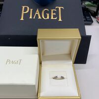B3579【美品】PIAGET ダイヤモンドリング　Au750 49