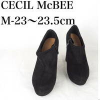 EB3463*CECIL McBEE*セシルマクビー*レディースブーティ*M-23〜23.5cm*黒