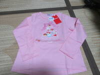新品ミキハウス110サイズ長袖Tシャツ綿100％11550円を激安4880円～日本製春用等にも！