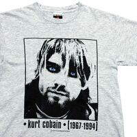 希少 L USA製 90's NIRVANA Kurt Cobain 追悼 Tシャツ ニルヴァーナ ニルバーナ カートコバーン Memorial Vintage ロック バンド