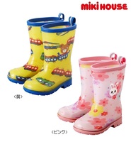 即決です【ミキハウス】新品未使用mikihouse 17cm うさこレインブーツ(長靴)シューズ 靴 キッズ 子供 雨具 女の子 通園 通学 カラー:ピンク