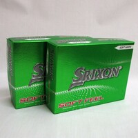 SRIXON 2023年 SOFT FEEL ホワイト 2箱 24球 2ダース ボール スリクソン ソフト フィール 2ピース SOFT WHITE ソフトホワイト