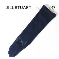《JILL STUART ジルスチュアート》新品 ラインストーン付き アンゴラ混 ロング丈ウール手袋 グローブ プレゼントにも 21~22cm A8826