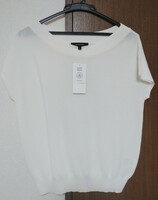アンタイトル バック裾スリットフレンチプルオーバー カットソー サイズ:2 ホワイト UNTITLED