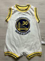未使用品 NBA WARRIORS ステフィン・カリー CURRY #30 ゴールデンステイト・ウォリアーズ 赤ちゃん ベビー ユニフォーム ロンパース　100
