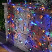 クリスマス LEDイルミネーションライト200球 カラフル ストリングライト ソーラー 省エネ 8種類の点灯パターン パーティー装飾 雰囲気作り
