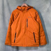 Columbia コロンビア Oak Harbor Insulated Jacket OMNI-HEAT INFINITY 最上級 蓄熱 中綿 パフ ダウン ジャケット size.M オレンジ WE6764