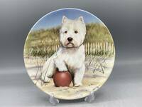 ロイヤルウースター ウエスト ハイランド ホワイト テリア 犬 ウエスティ 夏 皿 飾り皿 絵皿 (1234) 