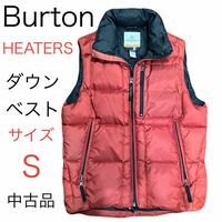 Burton HEATERS ダウンベスト サイズS スノーボード バートン メンズ 