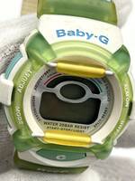 【電池切れ】CASIO カシオ BABY-G ベビージー クォーツ 腕時計 デジタル文字盤 ライトグリーン×ライトブルー Reef ユニセックス BG-200WC