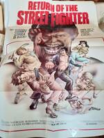 殺人拳２が全米で初公開された時に製作されたUS初版の劇場用オリジナルポスターです!千葉真一の直筆サイン入り!感動のNEWLINECINEMA配給版!