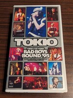 TOKIO トキオ　VHS ビデオ　FIRST LIVE VIDEO BAD BOYS BOUND 95 ポスター付　動作確認済