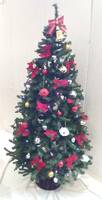 ●34●クリスマスツリー 180cm オーナメント 飾りつき 北欧風 おしゃれ シンプル ウィンター 店舗 クリスマス イベント イルミネーション