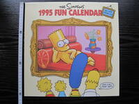 The Simpsons 1995 FAN CALENDAR by Matt Groening アニメ ザ・シンプソンズ カレンダー 名画パロディ