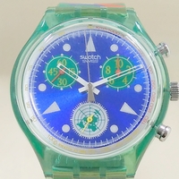 Swatch スウォッチ 国連50周年 クロノグラ 箱あり 電池式 腕時計