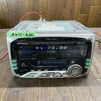 AV11-530 激安 カーステレオ ADDZEST ADX5555z カセット AM/FM 確認用配線使用 簡易動作確認済み 中古現状品