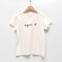 agnes b. アニエスベー 半袖 ロゴ Tシャツ SIZE:2(M) [S106515]