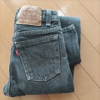 ９０ｓ 米国製　Levi’s 501 リーバイス ジーンズ　ブラック　キッズ 　made in USA