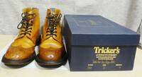 【良品　希少】 Tricker's　トリッカーズ　カントリーブーツ　ウィングチップ　英国製　833191　5180　サイズ6-4