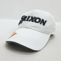 z■スリクソン/SRIXON キャップ/ゴルフ【56cm～60cm】白/men's/75【中古】■