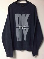 DKNY ビンテージ ロゴプリント トレーナー NYC刺繍 90s 00s Tシャツ USA スウェット sweatshirt