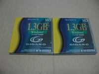 ソニー SONY 日本 MOディスク 1.3GB 2枚セット EDM-G13CDF