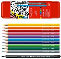 ★限定品 キース・ヘリング カラーセット スペシャルエディション Colour Set CARAN D'ACHE x Keith Haring 水溶性色鉛筆 フェルトペン 展
