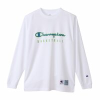 （物21）新品　チャンピオン　ロングスリーブシャツ　C3-WB450　白　メンズM