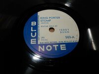 SP78☆人気のBLUE NOTE☆503-A:KING PORTER STOMP☆504-B:BACHELOR BLUES☆TEDDY BUNN☆10 W.47th ST.NYC☆きれいな10インチ☆管理121