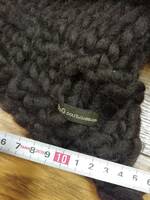 最終値段 一生もの！■D&G■7～9mm超極太毛糸で編みこみのヘビーデューティーマフラー！！さすがD&G!!(男性＆女性) ●DOLCE & GABBANA