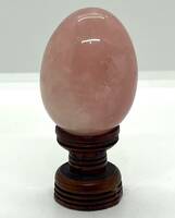 天然石　ローズクオーツ　スフィア　卵型　ピンク　107g/2373