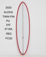 新品！未使用！2023 ALOHA TWIN PIN PU 6’6” 37L RED FCS2