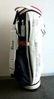 未使用 ◆ BRIDGESTONE GOLF ◆ 軽量 ◆ キャディバッグ ◆ カジュアルモデル ブリヂストン CBG322 TR トリコロール ゴルフバッグ 2023年