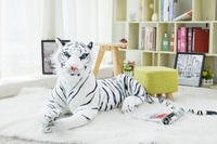 ■ 虎 ぬいぐるみ 約50cm ホワイト タイガー 抱き枕 ぬいぐるみ ■ 白虎 動物 森 虎 枕 子供 誕生日 クリスマス クリエイティブ A857