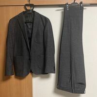 nanouniverse Library strech twill スーツ ストレッチ グレー ジャケット パンツ セット