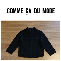 COMME CA DU MODE　コムサ・デ・モード　コムサデモード　ジップアップジャケット　ブラック 黒　男の子 女の子　男女兼用　キッズ　子ども