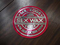 ◆新品U.S.セックスワックス【SEX WAX】輸入ロゴ◎StickerステッカーRM限定◆定形郵便対応