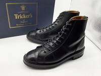 【美品】Tricker’s トリッカーズ ★M6259 モンキーブーツ ブラック UK6.5 ★